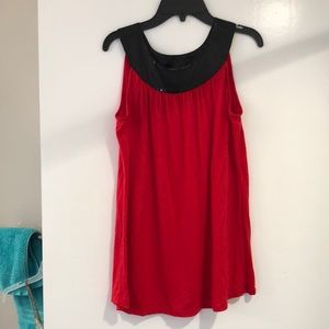 Express red and black top